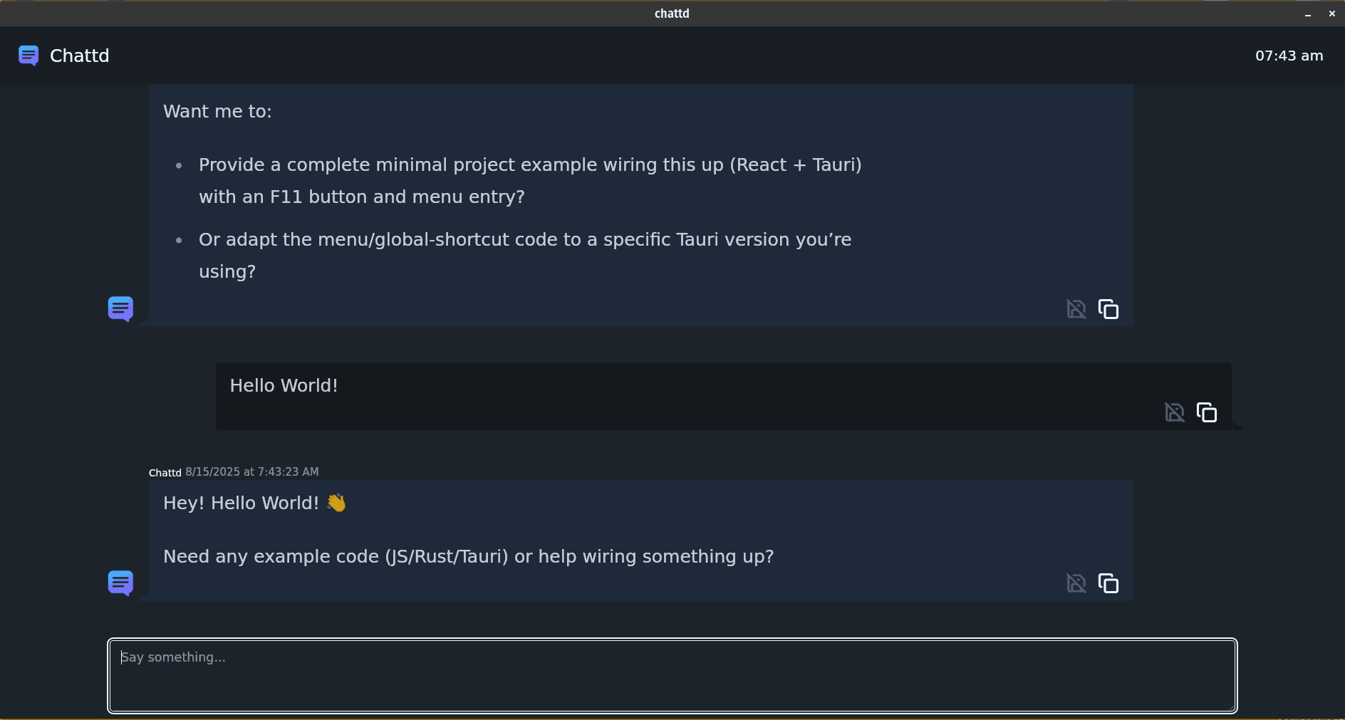 Chattd Screenshot
